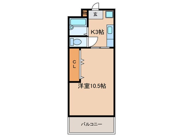 コーポラス山和の物件間取画像